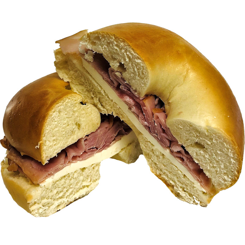 Ham, Cream Cheese, ‘New York Style’ Bagel Evergreen Refreshments
